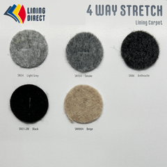 4 WAY STRETCH - Vehicle Lining Carpet & Trim-Fix Adhesive Bundle for Van Motorhome Car Boats - EASY INSTALLATION