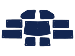 Volkswagen T5.1 2010-2015-Long wheelbase Van Blinds