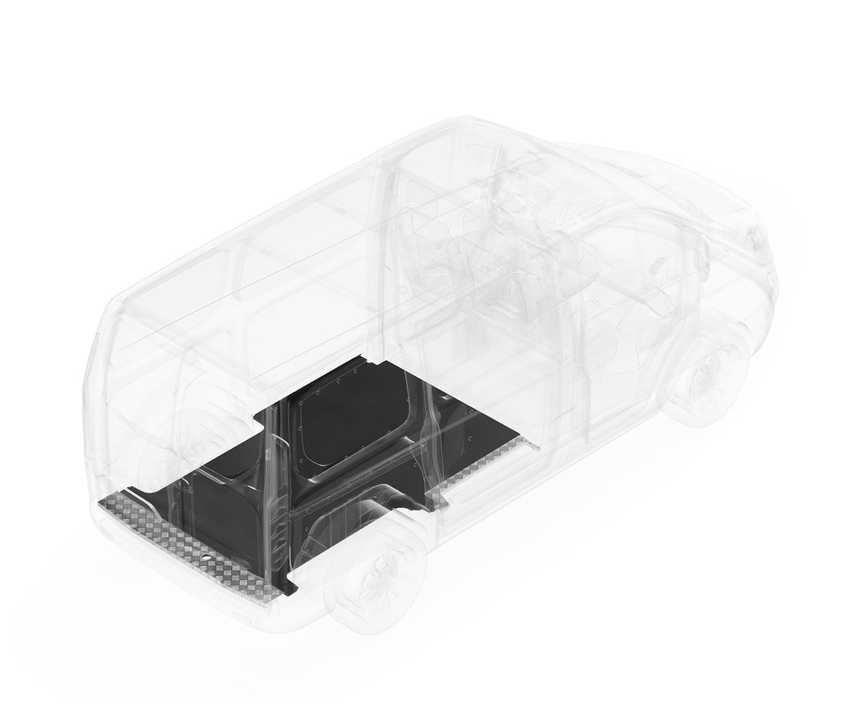 StabiliGrip™ Heavy-Duty Van Flooring for Toyota Vans