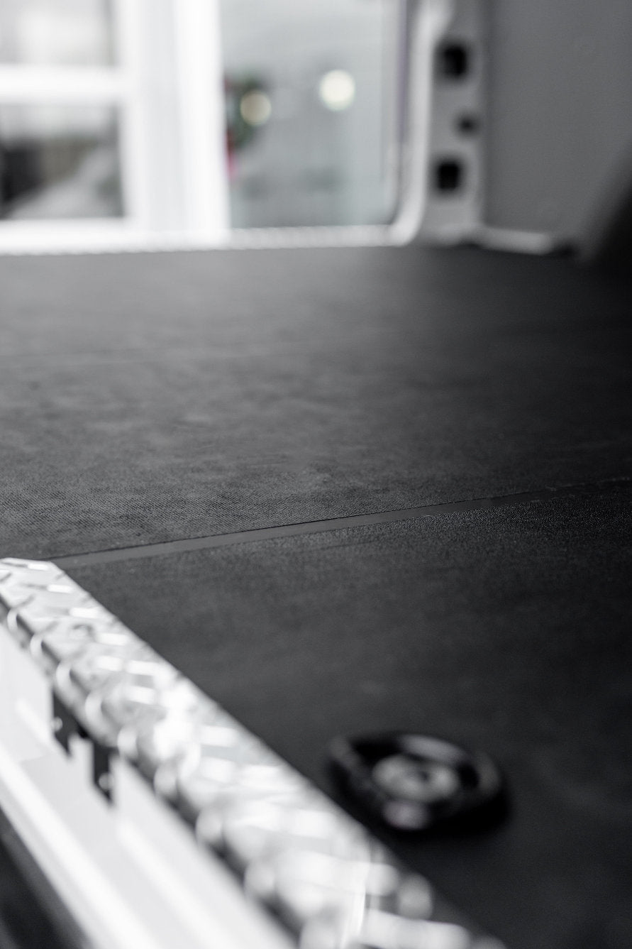 StabiliGrip™ Heavy-Duty Van Flooring for Ford Vans with Trims