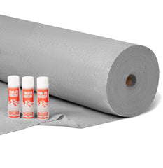 4 way stretch lining carpet grey