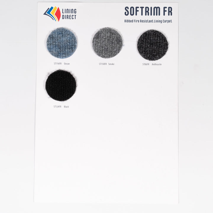 softrim lining carpet fire resistance sample