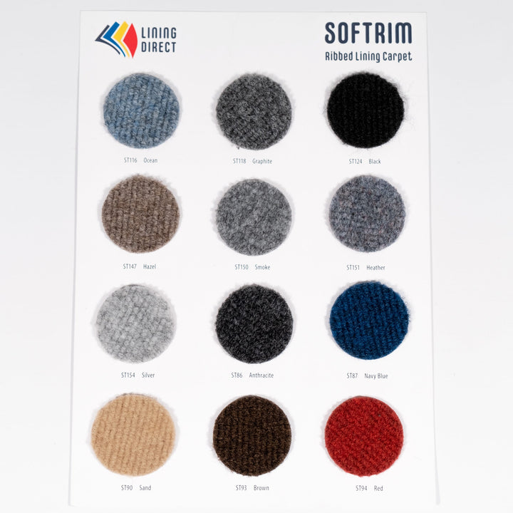 softrim lining carpet sample