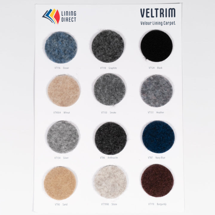 veltrim lining carpet sample